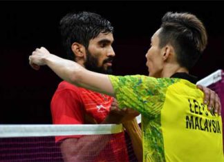 Lee Chong Wei faces stiff challenge from Kidambi Srikanth at Asia Championships. (photo: AP)