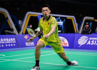 Lin Dan is trying to adjust his condition for the Thomas Cup. (photo:AP)