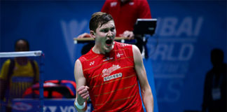 Viktor Axelsen is having a strong run in Huelva. (photo: AP)