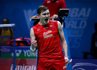 Viktor Axelsen is having a strong run in Huelva. (photo: AP)