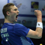 Viktor Axelsen and Carolina Marin win European Championships Viktor Axelsen wins the 2018 European Championship. (photo: Badminton Europe/Mark Phelan)