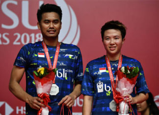 Tontowi Ahmad/Liliyana Natsir will be the center of attraction at the 2018 Singapore Open. (photo: AFP)