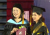 Congratulations to Tai Tzu-ying on getting her master degree. (photo: Facebook)