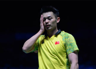 Lin Dan's stunning loss leaves the US Open tournament wide open. (photo: AP)