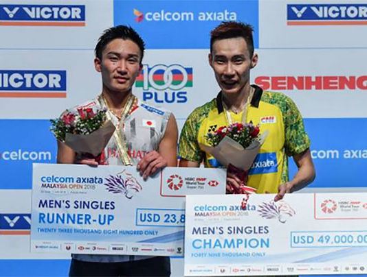 Lee Chong Wei clinches 12th Malaysia Open title. (photo: AP)