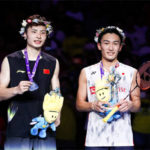 Kento Momota captures the 2018 world badminton title. (photo: AFP)