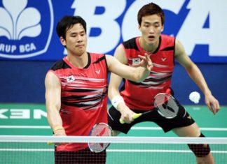 The return of Ko Sung-hyun/Shin Baek-cheol would add more excitement to the men's doubles competition. (photo: AFP)