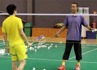 Misbun Sidek gives his players a lot of motivation and courage to do better in the 2018 Asian Games in Jakarta. (photo: Bernama)