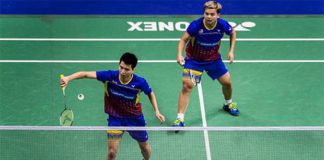 Wish Teo Ee Yi/Ong Yew Sin good luck at the 2018 Asian Games. (photo: Bernama)