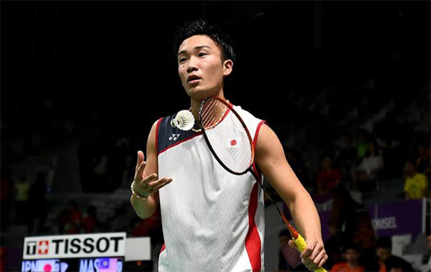 Kento Momota on track to become world's best badminton player. (photo: AFP) Kento Momota on track to become world's best badminton player. (photo: AFP)