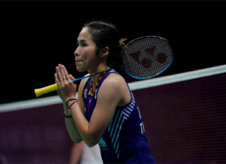 Ratchanok Intanon has good chance of leading Thailand into the Asian Games badminton women's team final. (photo: AFP)