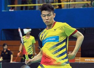 Lee Zii Jia meets Son Wan Ho in the 2018 Asian Games men's singles round of 16. (photo: Bernama)