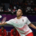 Jonathan Christie is a hit with female badminton fans in Indonesia. (photo: AFP)