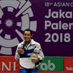 Tai Tzu Ying celebrates her Asian Games title. (photo: AFP)