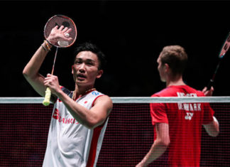 The new king of badminton is here, his name is Kento Momota. (photo: AFP)