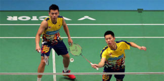 Goh V Shem/Tan Wee Kiong could face Marcus Fernaldi Gideon/Kevin Sanjaya Sukamuljo in China Open quarter-finals. (photo: AFP)