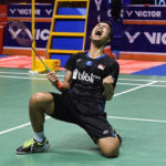 Anthony Sinisuka Ginting claims the China Open with a nail-biting win over World Champion Kento Momota. (photo: AFP)