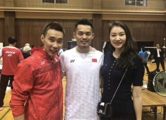 Lin Dan sends Lee Chong Wei well wishes for quick recovery and good health. (photo: Lee Chong Wei's FB)