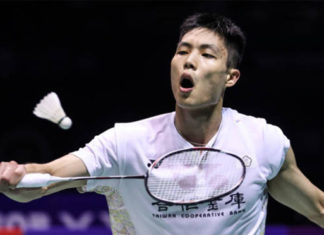 Chou Tien-Chen reaches men's singles final at 2018 Korea Open. (photo: AFP)