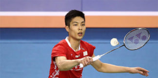 Chou Tien-Chen is very likely to win the Chinese Taipei Open. (photo: AFP)