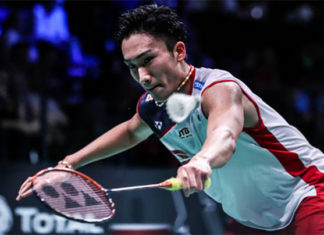 Kento Momota is the most dominant player in badminton right now. (photo: AFP)