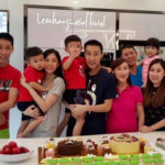 Lee Chong Wei celebrates his 36th birthday with family and friends. (photo: Lee Chong Wei’s Facebook)