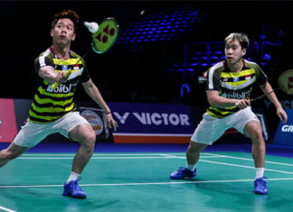 Badminton Video - 2018 Denmark Open QF - Marcus Fernaldi Gideon/Kevin Sanjaya Sukamuljo (Indonesia) vs. Takuro Hoki/Yugo Kobayashi (Japan)