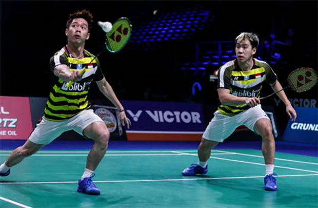 2018 Denmark Open QF – Marcus Fernaldi Gideon/Kevin Sanjaya Sukamuljo (Indonesia) vs. Takuro Hoki/Yugo Kobayashi (Japan)