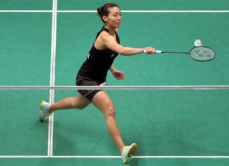 Michelle Li fights her way into the Macau Open final. (photo: AFP)