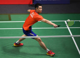 Lee Zii Jia is trying to make his mark in the sport of badminton. (photo: AFP)