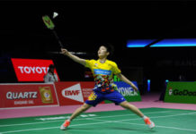 Goh Jin Wei to play the London Olympic champion Lee Xuerui for the first time on Saturday. (photo: AFP)