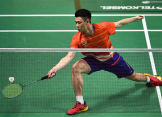 Lee Zii Jia is one win away from the Korea Masters title. (photo: AFP)