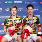 Kevin Sanjaya Sukamuljo/Marcus Fernaldi Gideon eye the BWF World Tour title. (photo: AFP)
