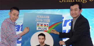Lee Chong Wei signs a contract extension with 100PLUS that will take him through the 2020 season. (photo: Bernama)