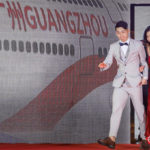 Goh Liu Ying looks sexy in her red evening dress