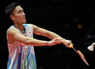Kento Momota is top favorite to win the 2018 World Tour Finals. (photo: AFP)