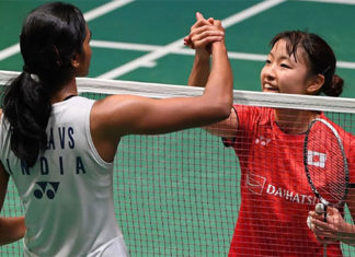 PV Sindhu and Nozomi Okuhara played relentless badminton in the longest match of the women's singles World Championships final in 2017 that lasted 110 minutes. (photo: AFP)