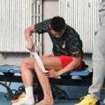 Lin Dan doing some track workouts.