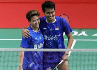 Liliyana Natsir/Tontowi Ahmad aim for a fond farewell at home on Sunday. (photo: PBSI)