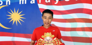 Lee Chong Wei delivers Chinese New Year greetings to badminton fans around the world. (photo: Sinchew)