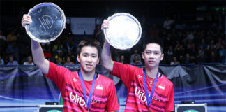 Kevin Sanjaya Sukamuljo/Marcus Fernaldi Gideon are already eyeing for gold medal at the 2020 Olympics. (photo: PBSI)