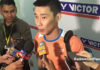 Lee Chong Wei is currently able to practice three times a week.