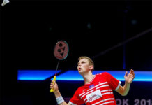 Viktor Axelsen lifts Denmark to 3-1 victory over Netherlands. (photo: EPA)