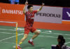 Daren Liew doesn't want to take too many risks at Malaysia national championships in order to avoid aggravating his injury. (photo: Bernama)