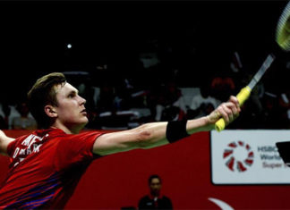 Viktor Axelsen advances to Barcelona Spain Masters second round. (photo: Xinhua)