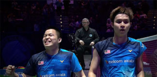 Another strong performance from Aaron Chia/Soh Wooi Yik in the 2019 All England semi-finals.