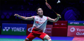 Kento Momota is one win away from his first ever All England title. (photo: Shi Tang/Getty Images)