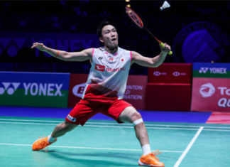 Kento Momota is one win away from his first ever All England title. (photo: Shi Tang/Getty Images)