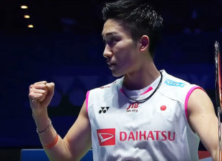 2019 All England semi-finals: Kento Momota.