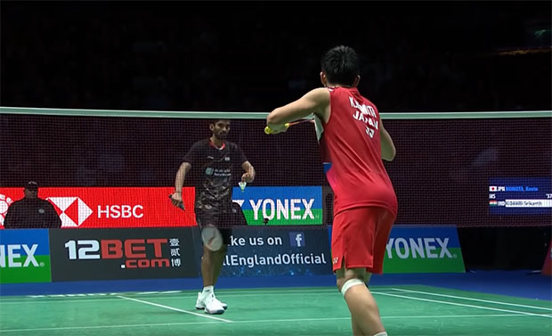 2019 All England quarter-finals: Kento Momota vs. Kidambi Srikanth